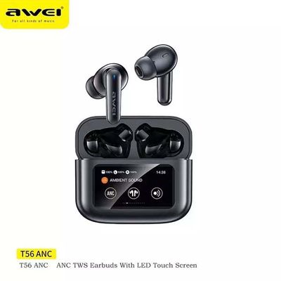 Awei T56 ANC TWS Earphone With Touch Screen_img_1