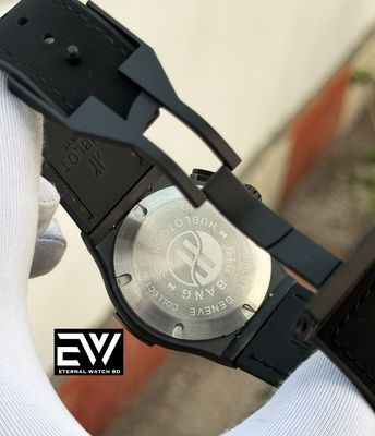 HUBLOT CLASSIC FUSION TIFFANY VELVET BELT SILVER CASE TIFFANY DIAL_img_1