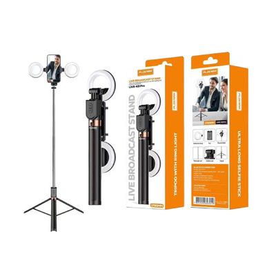 Plokama K9 Pro Double LED Selfie Stick Tripod_img_0