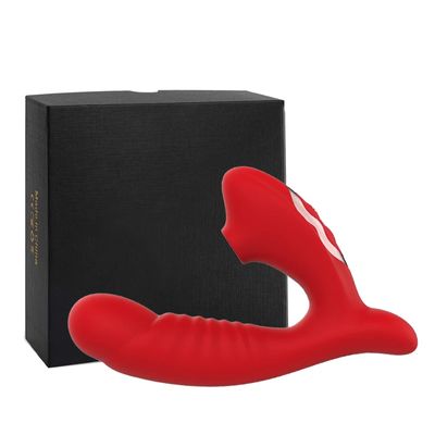 Sucking vibration 2-in-1 vibrator 10-speed oral sex 10-speed vibration clitoris stimulation vaginal massage female sex toy_img_2