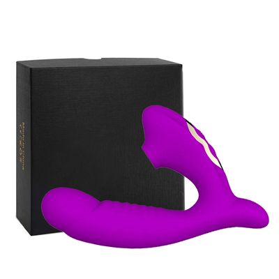 Sucking vibration 2-in-1 vibrator 10-speed oral sex 10-speed vibration clitoris stimulation vaginal massage female sex toy_img_1