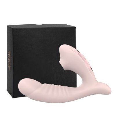 Sucking vibration 2-in-1 vibrator 10-speed oral sex 10-speed vibration clitoris stimulation vaginal massage female sex toy_img_3