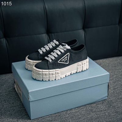 Prada Double Wheel Nylon Gabardine Sneakers_img_4