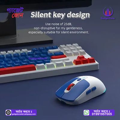Micropack KM-269W Navy Wireless Keyboard & Mouse Combo💥_img_1