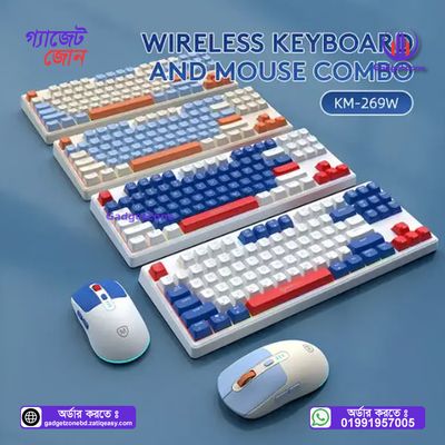 Micropack KM-269W Navy Wireless Keyboard & Mouse Combo💥_img_3