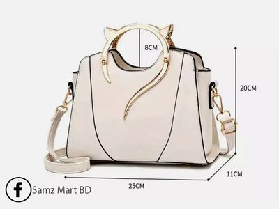 Luxury Premium Quality Medium Size Ladies PU Leather Bag_img_11