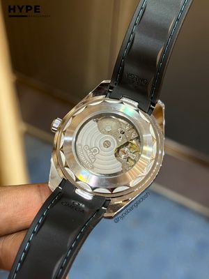 Omega Sea-Master Aqua Terra Automatic Silicone Belt(Turquoise)_img_2