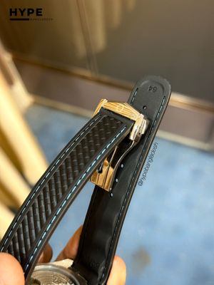 Omega Sea-Master Aqua Terra Automatic Silicone Belt(Turquoise)_img_3