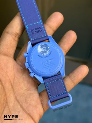Omega Moonswatch Chronograph (Blue)_img_1