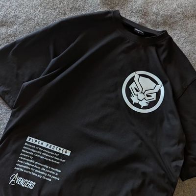 Wakanda for Ever Drop Shoulder T-Shirt_img_3