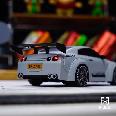 Porsche 993 911 RWB 4WD RC Drift Car With Tires & Traffic Cones_img_8