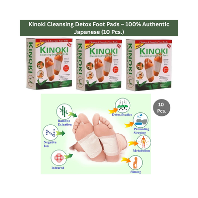 Kinoki Cleansing Detox Foot Pads – 100% Authentic Japanese Import_img_0