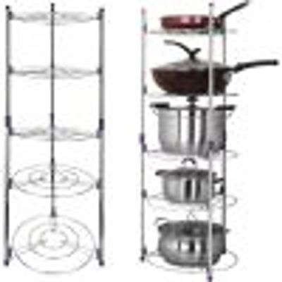 Super Pot Stand 5 Layer Kitchen Pot Organizer_img_5
