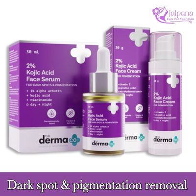 The Derma co 2% Kojic Acid Serum + Cream Combo For Dark Spot & Pigmentation_img_0