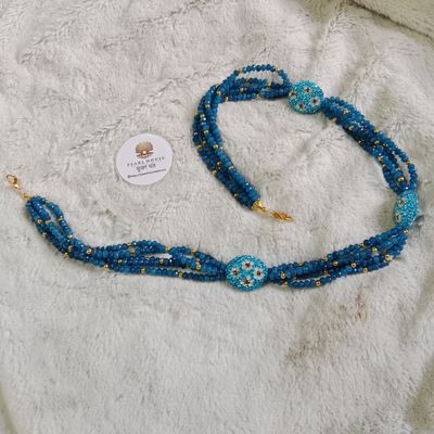 Exclusive 5 Layer Original Jharkan stone necklace_img_2