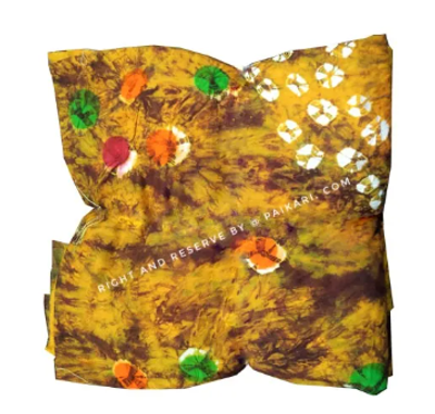 100% Cotton Batik Three-Piece Multicolor Set for Women_img_2