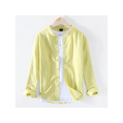 Cotton Long-Sleeve Formal Shirt for Men_img_0