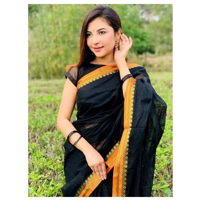 Cotton Nakshi Border Saree_img_0