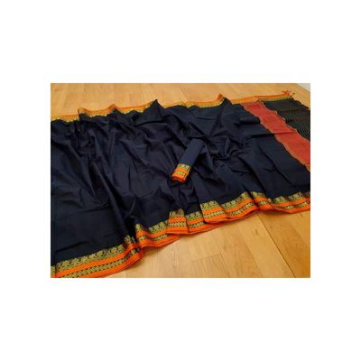 Cotton Nakshi Border Saree_img_2