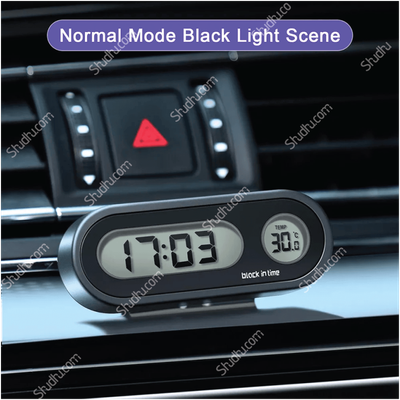 Car Dashboard Clock With Thermometer_img_0