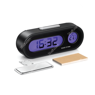 Car Dashboard Clock With Thermometer_img_1