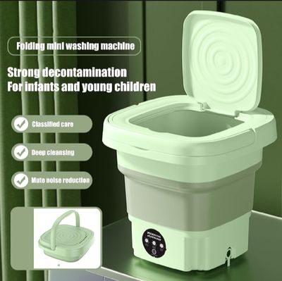 Portable Washing Machine 9L Foldable Mini Washer with 3 Cleaning Modes Half Automatic Washing Machine for Baby Clothes, Underwear or Small Items_img_5