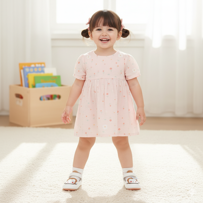 Baby Girls Monkey Soft PU Leather Shoes (6 - 24 months) for yours ANGEL SHOP_img_4