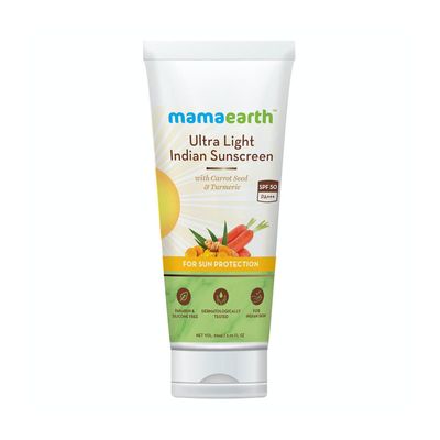 Mamaearth Ultra Light Indian Sunscreen SPF50 PA+++ (80ml)_img_0