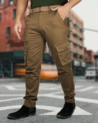 6-Pocket Premium Mobile Pants – Brown Butter-Smooth Cotton Comfort_img_0