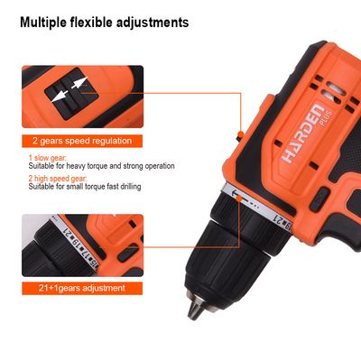 HARDEN 20V Cordless Drill/Driver Kit | 80Nm High Torque | 1-Hour Fast Charger | European Plug | Model: 758220_img_2