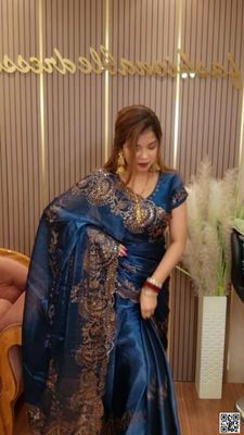 Mb Kolka saree (Blue)_img_0
