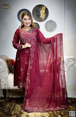 Real Nc Stone Party Wear Dresses DL_img_1