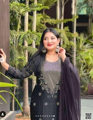 Real Nc Stone Party Wear Dresses DL_img_1