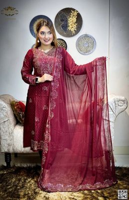 Premium Stone Design Party Wear Dresses_img_1