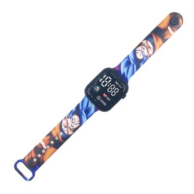 Creative cartoon cool printed button LED watch_img_4