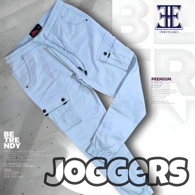 Premium Joggers- Light Blue