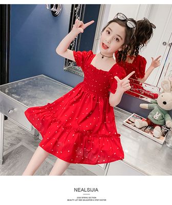 Imported ⭐ Girls' Summer Western Style Dress – Trendy Kids Outfit_img_7