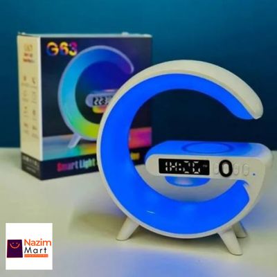 5 IN 1 Smart wireless Charger Table Lamp G63 Smart Light Sound Machine with Alarm Clock.🔥_img_0