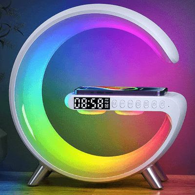 5 IN 1 Smart wireless Charger Table Lamp G63 Smart Light Sound Machine with Alarm Clock.🔥_img_3