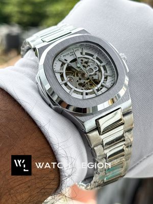 PATEK AUTO CHAIN WHITE DIAL_img_2