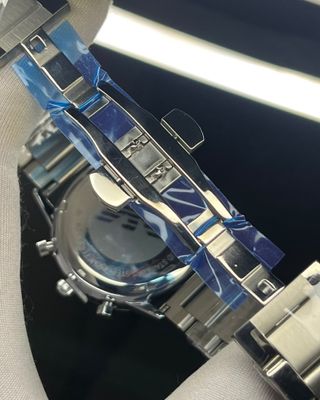 ARMANI UNIQUE CHRONOGRAPH TWO TONE BLACK DIAL (AA)_img_2