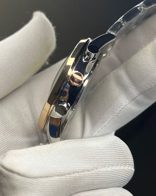 ARMANI UNIQUE CHRONOGRAPH TWO TONE BLACK DIAL (AA)_img_4