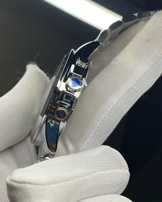 FOSSIL ARABIC DIAL CHRONO SILVER CHAIN BLACK DIAL (AA)_img_3