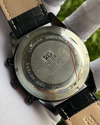 TAG UNIQUE CHRONO BLACK BELT WHITE DIAL (AA)_img_3