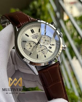 TAG 1969 CHRONO BROWN BELT WHITE DIAL (AA)_img_0