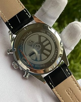TAG 1969 CHRONO BLACK BELT TEXTURE BLACK DIAL ROSE GOLD BODY (AA)_img_1