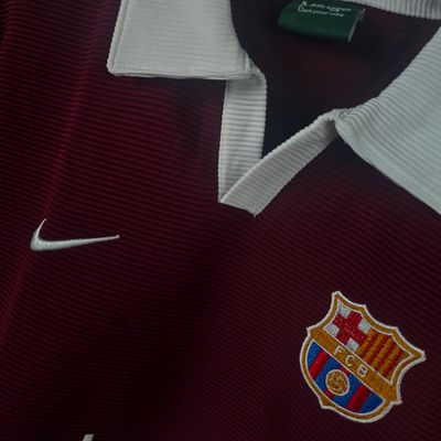 BARCA - Retro Luxe Vintage Maroon Embroidery  Old Money Polo_img_1