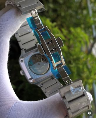 RADO TRUE SQUARE SILVER CHAIN BLACK DIAL MATTE FINISH (SEMI AAA)_img_1