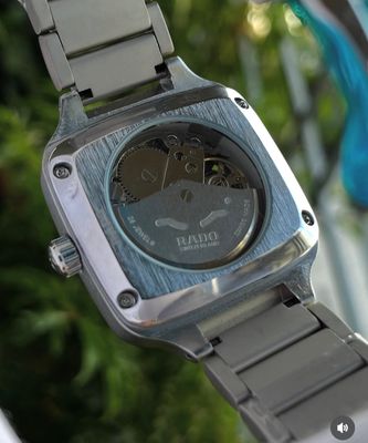 RADO TRUE SQUARE SILVER CHAIN BLACK DIAL MATTE FINISH (SEMI AAA)_img_2