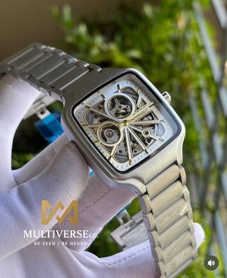 RADO TRUE SQUARE SILVER CHAIN WHITE DIAL MATTE FINISH (SEMI AAA)_img_0